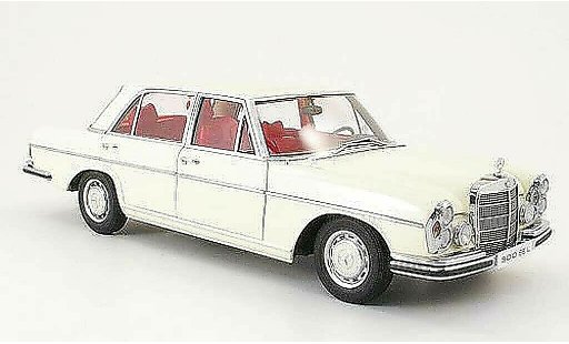 Mercedes 300 6.3 1/18 Autoart blanco 1970 coche miniatura