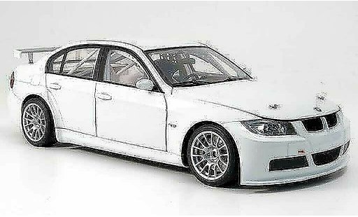 Bmw 320 WTCC 1/18 Autoart E90 si blanco plain body version 2006 test car coche miniatura
