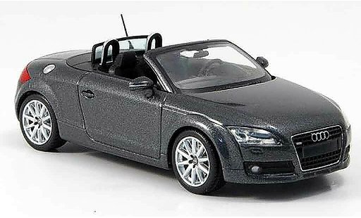 Audi TT roadster 1/43 Minichamps gris 2007 coche miniatura
