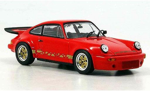 Porsche 911 RS 1/43 Minichamps Carrera 3.0 rojo coche miniatura