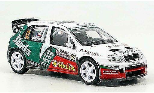 Skoda Fabia WRC 1/43 Abrex evo ii no.62 kopecky coche miniatura