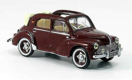 Renault 4CV Cabriolet 1/43 IXO cabrio rojo 1955 coche miniatura