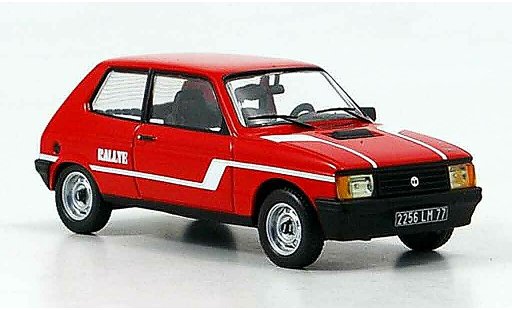 Talbot Samba Rally 1/43 IXO rojo 1983 coche miniatura