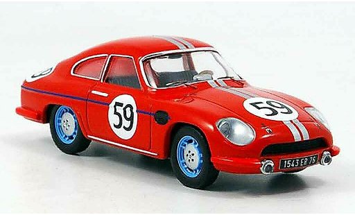 Panhard DB HBR 1959 1/43 IXO 4 No.59 Faucher Laffargue Le Mans coche miniatura