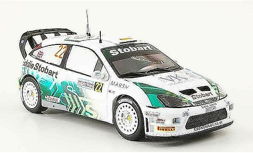 Ford Focus RS WRC 1/43 IXO No.22 Higgins Agnew Rally Italien 2005 coche miniatura