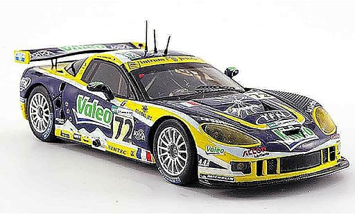 Chevrolet Corvette course 1/43 Spark C6 R No.72 Valeo 24h Le Mans 2007 coche miniatura