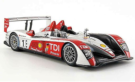 Audi R10 course 1/43 Spark 2007 TDI No.1 Sport 24h Le Mans coche miniatura