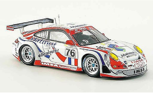 Porsche 911 GT3 RSR 1/43 Spark 2007 IMSA Performance No.76 Le Mans coche miniatura
