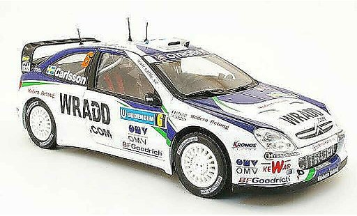 Citroen Xsara WRC 2007 1/18 Sun Star no.6 wradd.com rallye suisse coche miniatura