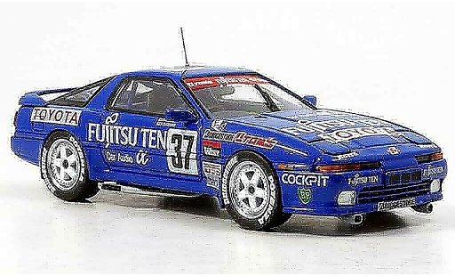 Toyota Supra Super GT 1/43 Ebbro fujitsu blue no.37 coche miniatura