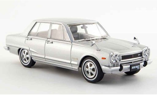 Nissan Skyline 2000 1/43 Ebbro GT (GC10) gris metallisee 4 Turer 1968 coche miniatura