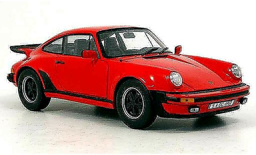 Porsche 911 Turbo 1/18 Norev 3l rojo 1975 coche miniatura