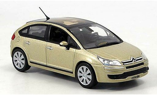 Citroen C4 Berline 1/43 Norev Berlina beige 5-portes 2004 coche miniatura
