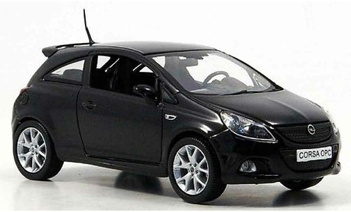 Opel Corsa OPC/VXR 1/43 Norev opc negro 2007 coche miniatura