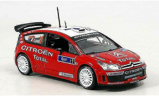 Citroen C4 WRC 2007 1/43 Norev tour de course loeb elena coche miniatura