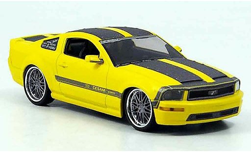 Ford Mustang Cesam 1/43 Norev amarillo gris by Parotech coche miniatura