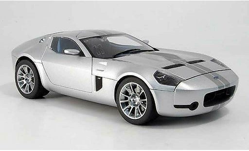 Shelby GR-1 Concept 1/18 Autoart gris avec bandes griss coche miniatura