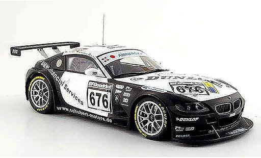 Bmw Z4 course 1/18 Autoart E85 coupe no.676 langstreckenpokal nurburgring 2006 coche miniatura