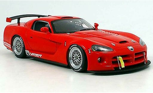 Dodge Viper Competition 1/18 Autoart car plain body rojo 2004 coche miniatura