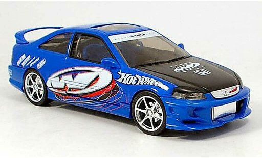 Honda Civic Si 1/18 Hot Wheels azul tuning coche miniatura