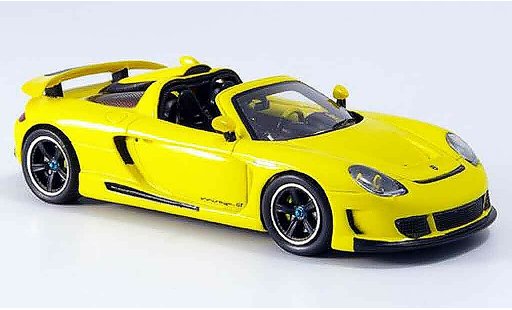 Gemballa Mirage GT 1/43 Spark amarillo 2007 coche miniatura