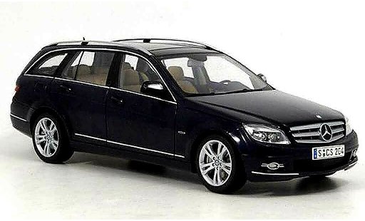 Mercedes Classe C T-Modell 1/18 Autoart break avantgarde azul 2007 coche miniatura
