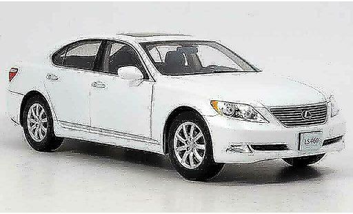 Lexus LS 460 1/18 Kyosho blanco 2007 coche miniatura