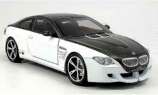 Bmw M6 ac schnitzer 1/18 Norev E63 negro/blanco 2007 coche miniatura