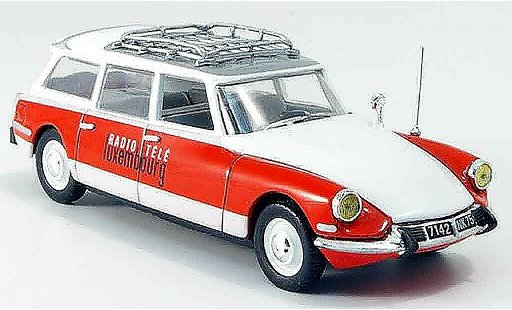 Citroen ID 19 Break 1/43 Norev rtl rojo blanco 1963 coche miniatura