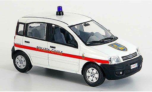 Fiat Panda Police 1/43 Norev Frankreich 2004 coche miniatura