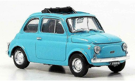Fiat 500 R 1/43 Brumm azul 1972 coche miniatura