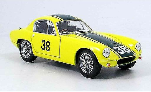 Lotus Elite Base 1/18 Yat Ming race version no.378 amarillo 1960 coche miniatura