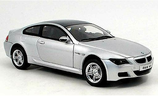 Bmw M6 Coupe 1/18 Ricko E63 gris coche miniatura