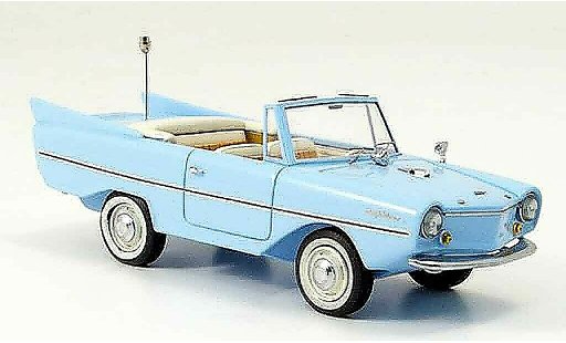 Amphicar Cabrio cabrio 1/43 Neo azul 1961 coche miniatura