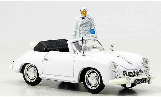 Porsche 356 1952 1/43 Brumm police Niederlande avec Figur coche miniatura