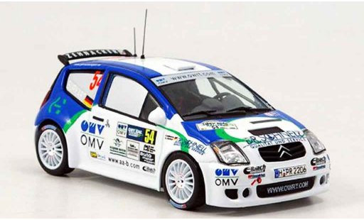 Citroen C2 S1600 1/43 IXO no.54 omv rallye Alemania 2006 coche miniatura