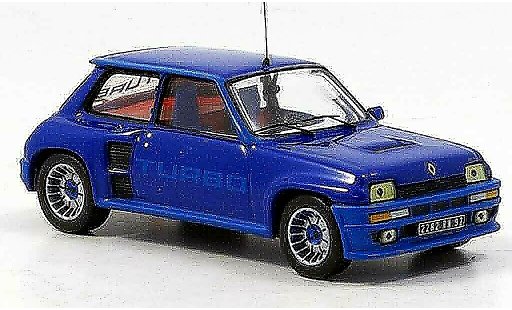 Renault 5 Turbo 1/43 IXO i azul 1982 coche miniatura