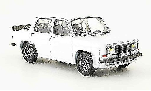 Simca 1000 Rallye 3 1/43 IXO 3 blanco 1978 coche miniatura