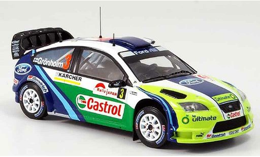 Ford Focus RS WRC 1/43 IXO No.3 Gronholm Rally Japan 2006 coche miniatura