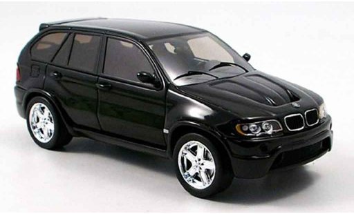 Bmw X5 E53 1/43 Spark negro coche miniatura