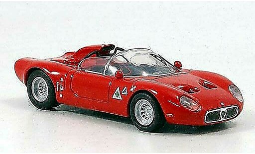 Alfa Romeo 33.2 fleron 1/43 M4 1967 Prova rojo coche miniatura
