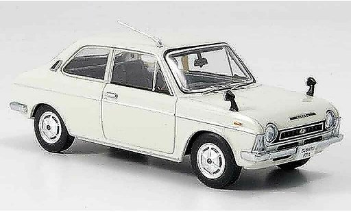 Subaru FF Base 1/43 Ebbro 1 1100 blanco 1969 coche miniatura