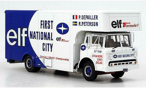 Ford Type C Team Elf 1/43 Exoto Transporter Formule 1 coche miniatura