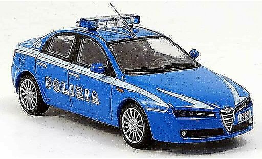 Alfa Romeo 159 polizia 1/43 Edison police 2006 coche miniatura