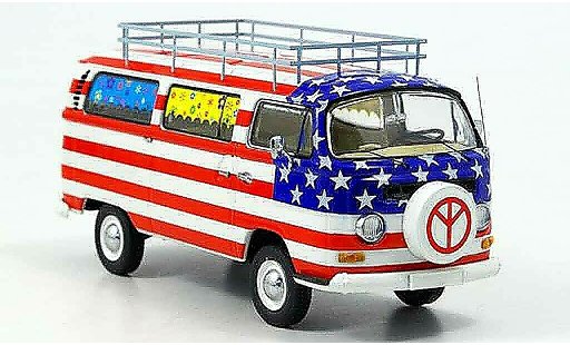 Volkswagen Combi A 1/43 Schuco t2a bus stars and stripes coche miniatura