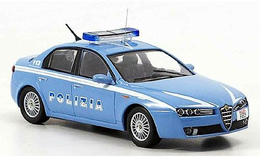 Alfa Romeo 159 polizia 1/43 M4 police 2007 coche miniatura