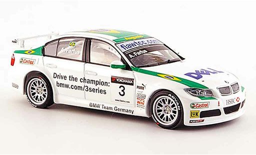 Bmw 320 WTCC 1/43 Minichamps Farfus Team Germany 2007 coche miniatura