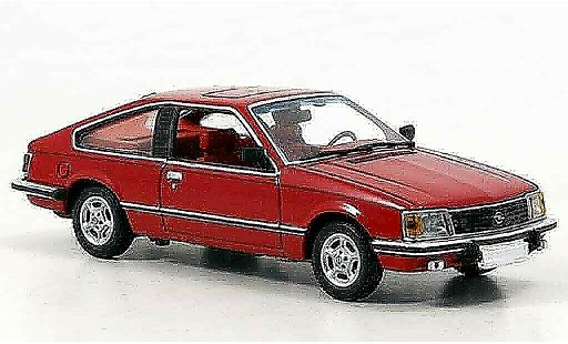 Opel Monza Base 1/43 Minichamps rojo 1980 coche miniatura