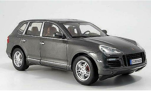 Porsche Cayenne Turbo 1/18 Norev gris 2007 coche miniatura