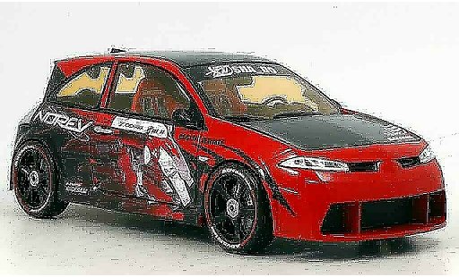 Renault Megane Vampire 1/18 Norev mtk sha-do g1 tuning coche miniatura